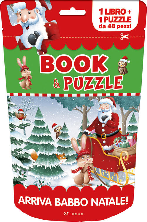 Arriva Babbo Natale! Book&Puzzle. Con Puzzle Rob Parkinson Edibimbi 2024