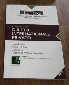 Luigi Levita Compendio Di Diritto Internazionale Privato 2017