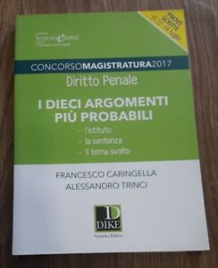 Concorso Magistratura 2017. I Dieci Argomenti Più Probabili Di Diritto Penale