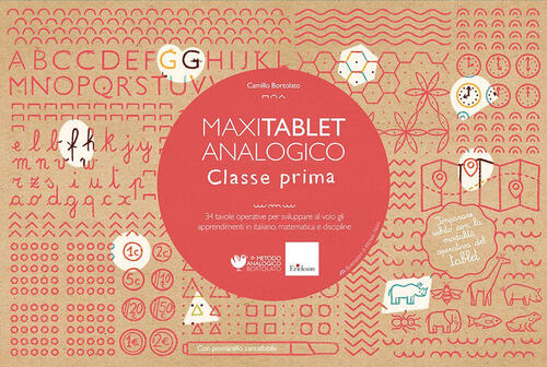 Maxitablet Analogico - Classe Prima - 34 Tavole Operative Per Sviluppare Al Vo