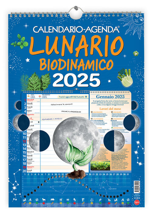 Lunario. Calendario-Agenda 2025 Sprea Editori 2024