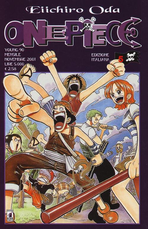 One Piece. Vol. 5 Eiichiro Oda Star Comics 2001