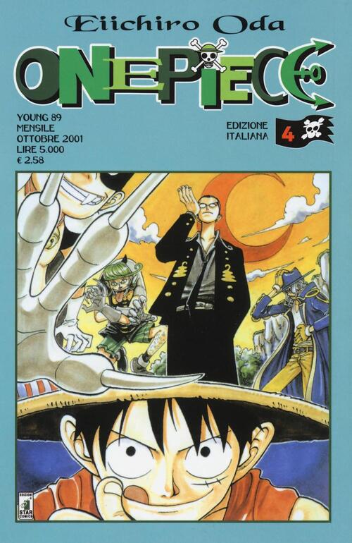 One Piece. Vol. 4 Eiichiro Oda Star Comics 2001