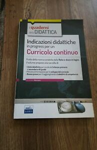 Indicazioni Didattiche In Progress Per Un Curricolo Continuo