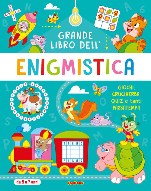 Grande Libro Dell'enigmistica 5-7 Anni Joybook 2024