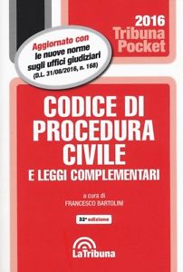 Codice Di Procedura Civile 2016