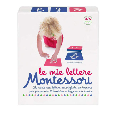 Le Mie Lettere Montessori. 26 Carte Con Lettere Smerigliate Da Toccare Per Pre