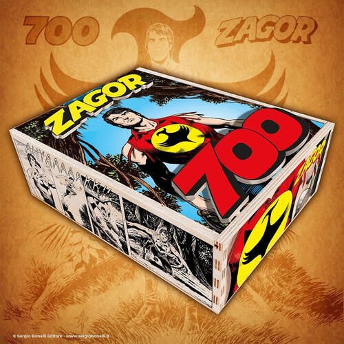 Zagor 700. Box Legno. Con Scacchiera E Pedine Guido Nolitta Sergio Bonelli 202