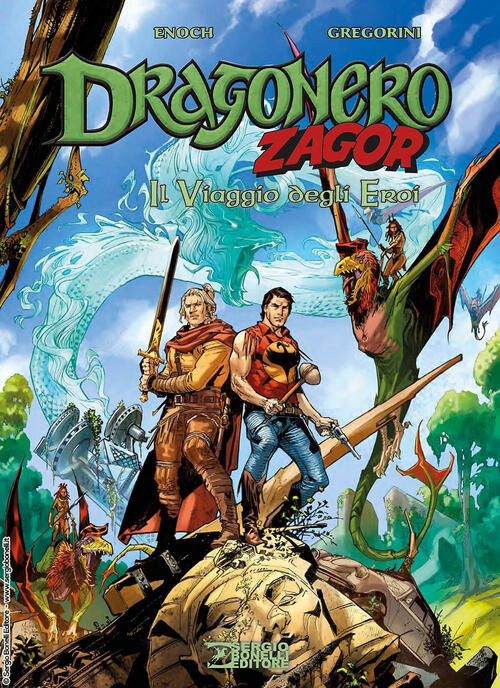 Il Viaggio Degli Eroi. Dragonero & Zagor Luca Enoch Sergio Bonelli Editore 202