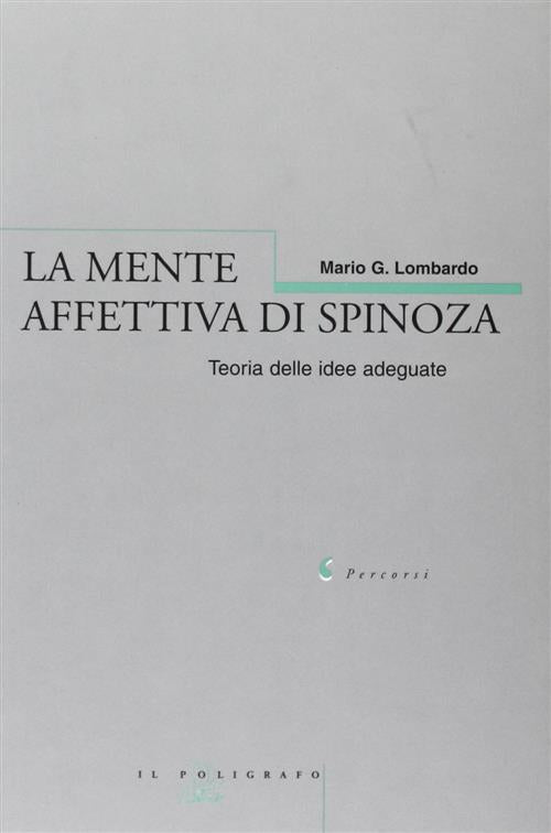 La Mente Affettiva Di Spinoza. Teoria Delle Idee Adeguate