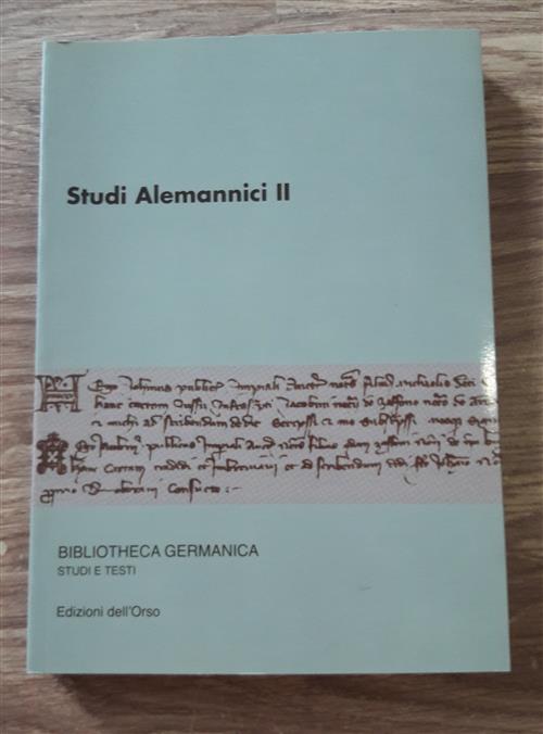 Studi Alemannici Ii