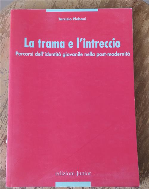 La Trama E L'intreccio. Percorsi Dell'identita Giovanile Nella Post-Modernita