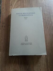 Italia Medioevale E Umanistica. Vol. 46 -