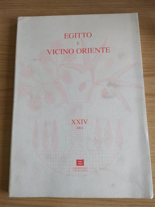 Egitto E Vicino Oriente Xxiv