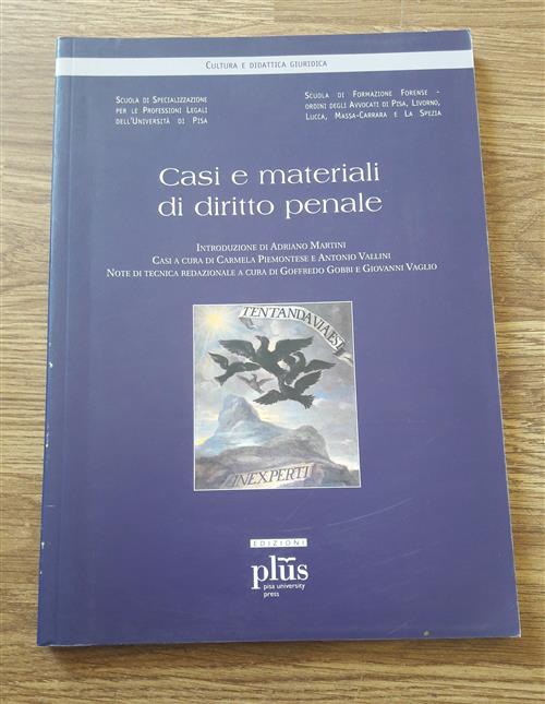 Casi E Materiali Di Diritto Penale