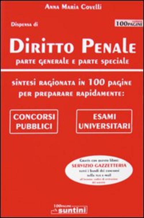 Diritto Penale. Parte Generale E Parte Speciale Anna M. Covelli Edipress 2009