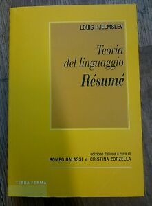 Resume. Teoria Del Linguaggio