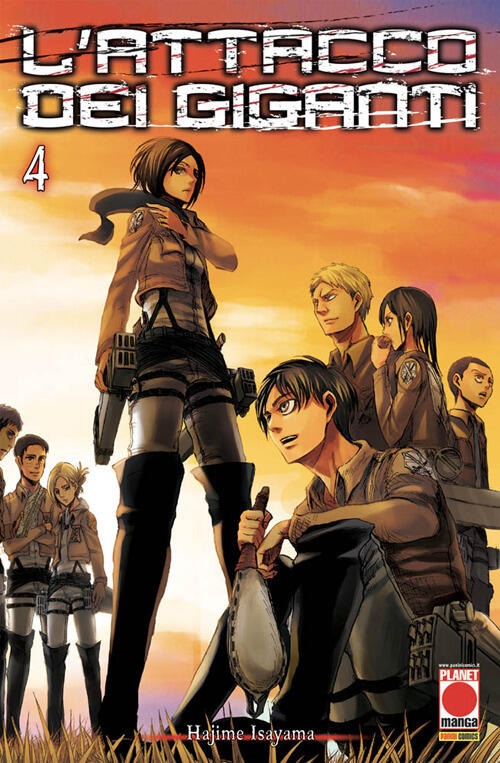 L' Attacco Dei Giganti. Vol. 4 Hajime Isayama Panini Comics 2020