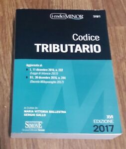 Codice Tributario. Ediz. Minore - M. V. Ballestra,S. Gallo