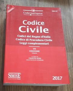 Codice Civile. Codici Del Regno D'italia. Codice Di Procedura Civile Leggi