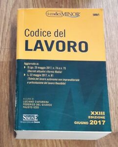 Codice Del Lavoro. Ediz. Minore - L. Ciafardini,F. Del Giudice,F.