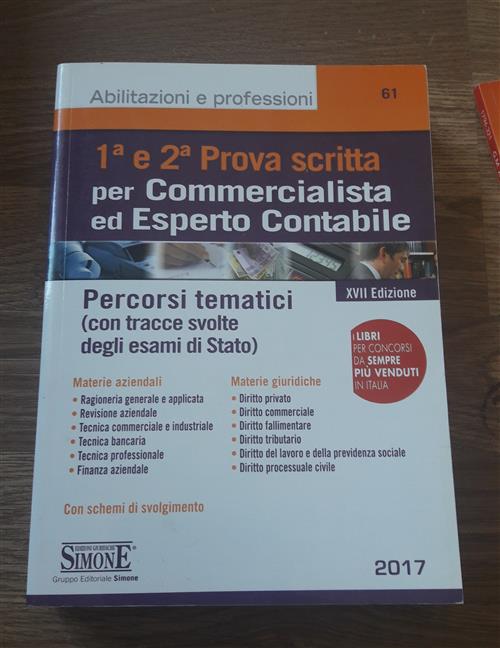 1 E 2 Prova Scritta Per Commercialista Ed Esperto