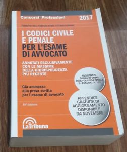 I Codici Civile E Penale. Per L'esame Di Avvocato