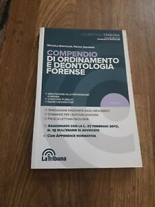 Compendio Di Ordinamento E Deontologia Forense