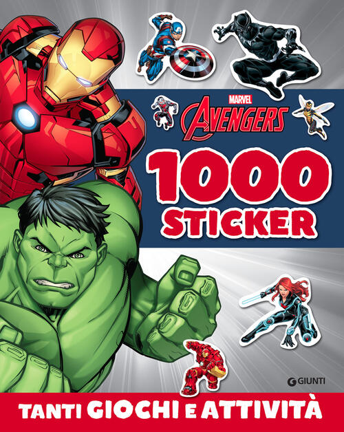 1000 Stickers Marvel Avengers. Ediz. A Colori Marvel Libri 2022