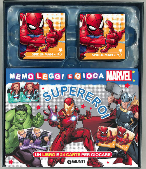 Marvel. Memo Leggi E Gioca. Supereroi. Ediz. A Colori. Con 24 Carte Marvel Lib