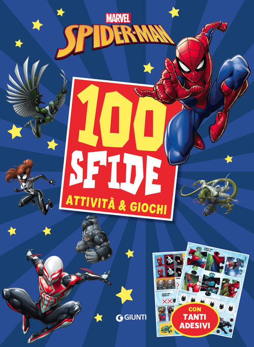 Spiderman. Marvel. 100 Sfide. Attivita E Giochi. Sticker Special Color Marvel