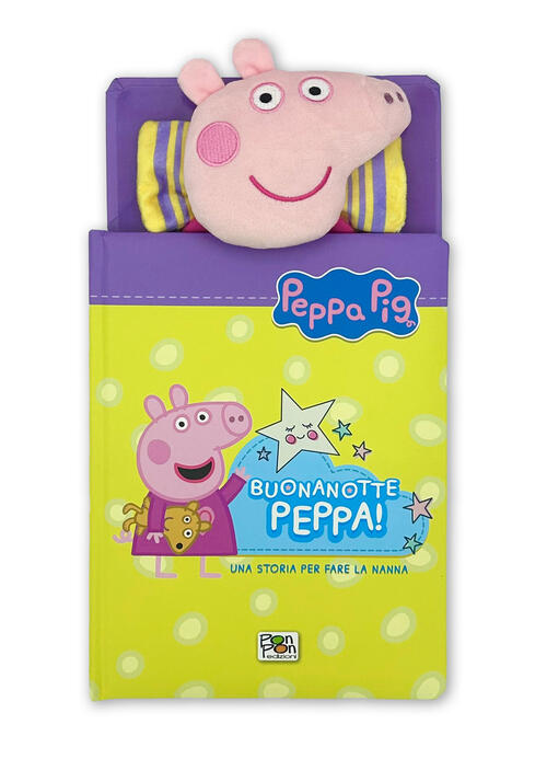 Buonanotte Peppa! Libro Lettino. Peppa Pig Lisa Capiotto Pon Pon Edizioni 2024