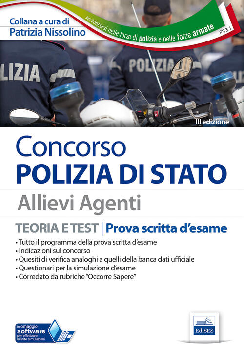 Concorso Polizia Di Stato. Allievi Agenti. Teoria E Test Per La Prova Scritta D'esame