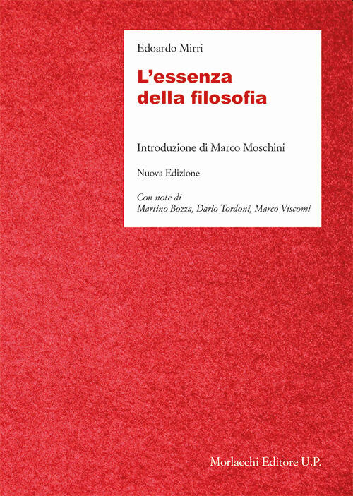 L' Essenza Della Filosofia