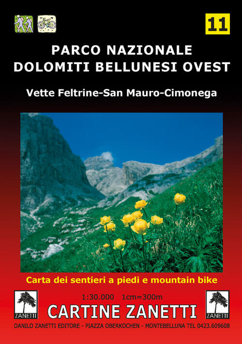 Parco Nazionale Dolomiti Bellunesi Ovest. Vette Feltrine, San Mauro, Cimonega