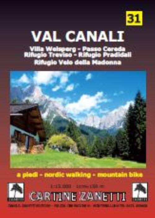 Cavalese E Dintorni 1:30.000 A Piedi, Nordic Walking, Mountain Bike Danilo Zan