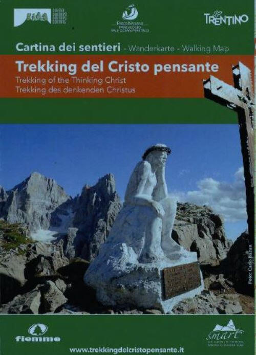 Trekking Del Cristo Pensante. Cartina Dei Sentieri. Ediz. Italiana, Inglese E