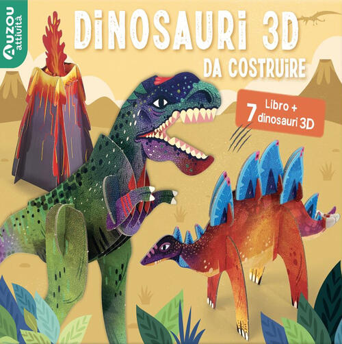 Dinosauri 3D Da Costruire. Con 7 Dinosauri 3D Ana Brecevic Auzou 2024