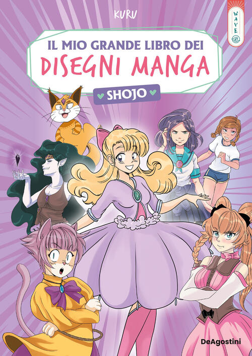 Il Mio Grande Libro Dei Disegni Manga Shojo Kuru De Agostini 2023