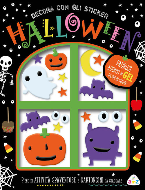 Decora Con Gli Sticker. Halloween. Con Adesivi In Gell Amz 2024