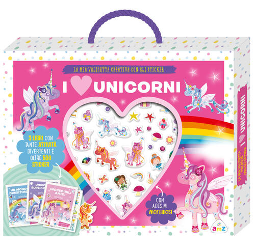 Unicorni. Valigetta Con Sticker Amz 2024