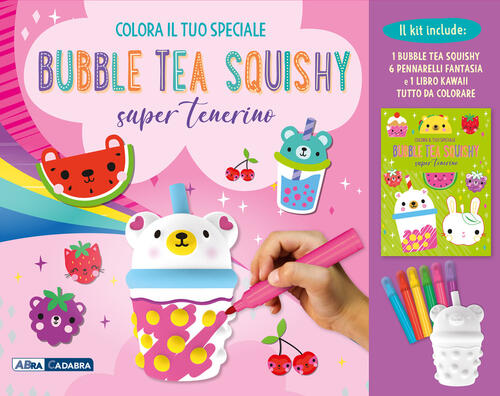 Squishy Bubble Tea. Con 6 Pennarelli. Con Tazza Abracadabra 2024