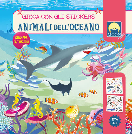 Animali Dell’Oceano. Stickers Antonia Gasparini Moon 2024